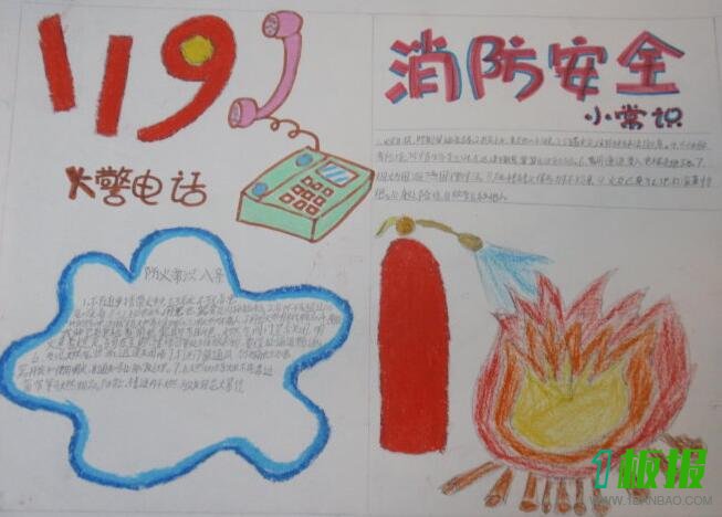 消防安全手抄报图片简单又漂亮7