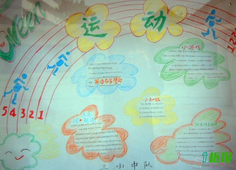 运动会手抄报简单漂亮2
