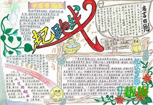 高考冲刺手抄报图片7