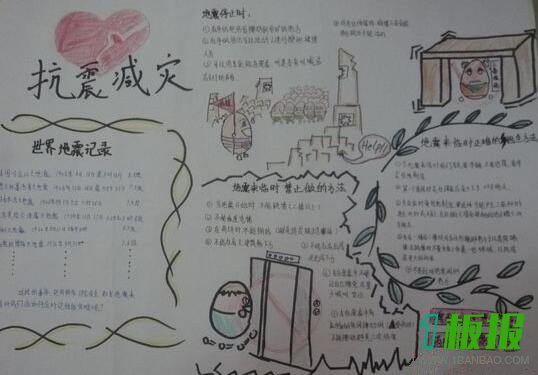 提高灾害防治能力手抄报图片6