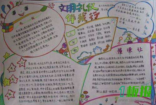 张家界手抄报图片大全2
