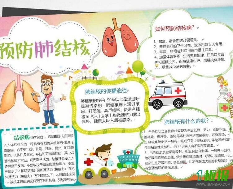 开展终结结核行动手抄报内容 开展终结结核行动手抄报内容
