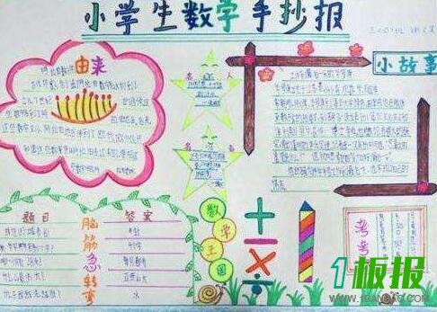 小学数学手抄报图片大全