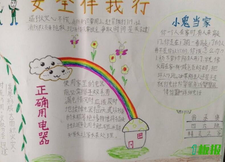 安全知识小报图片大全
