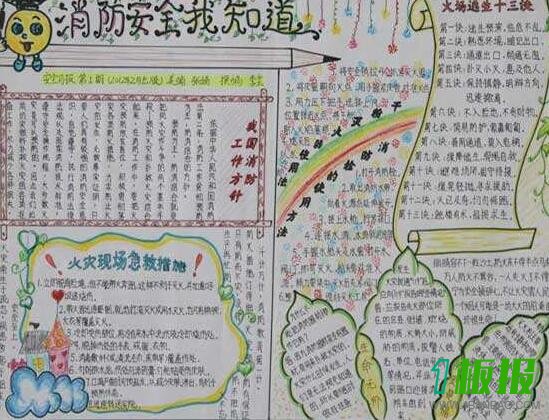 消防安全手抄报