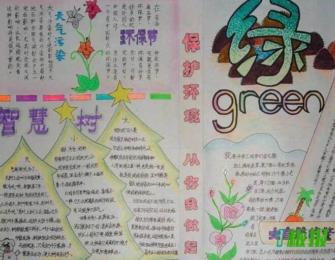 环保手抄报图片大全