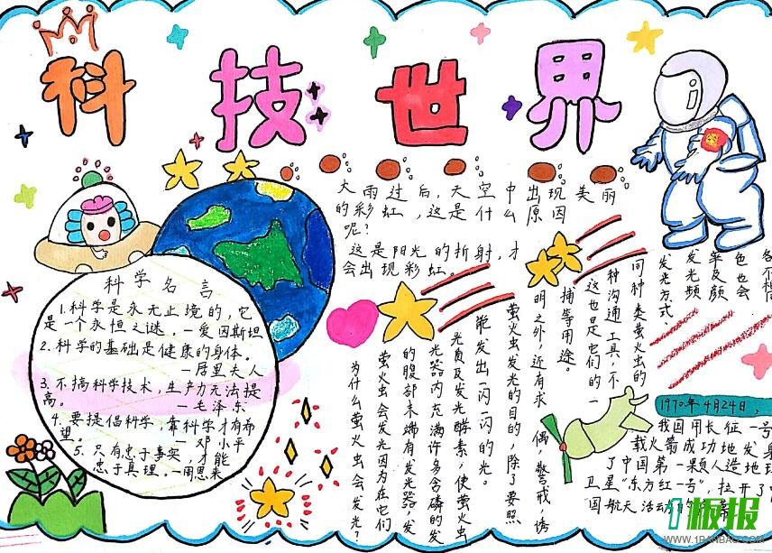 小学生科技手抄报