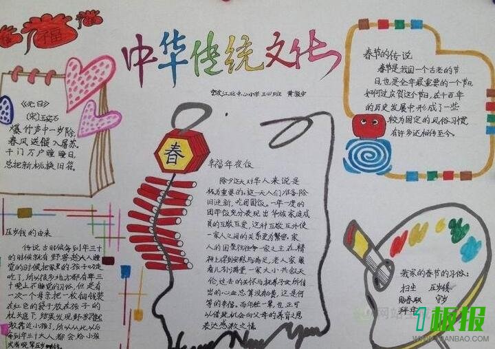 传统文化手抄报